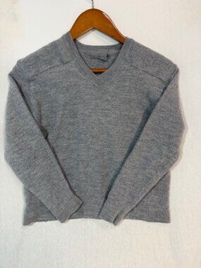 Smartwool V Neck Sweater XL Merino Wool Knit Soft